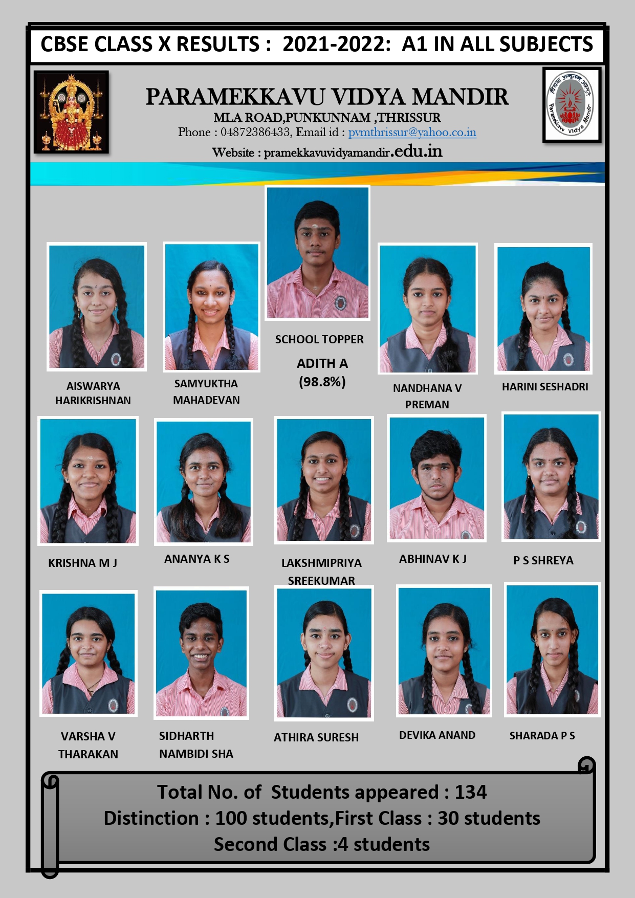 CBSE CLASS X RESULTS
