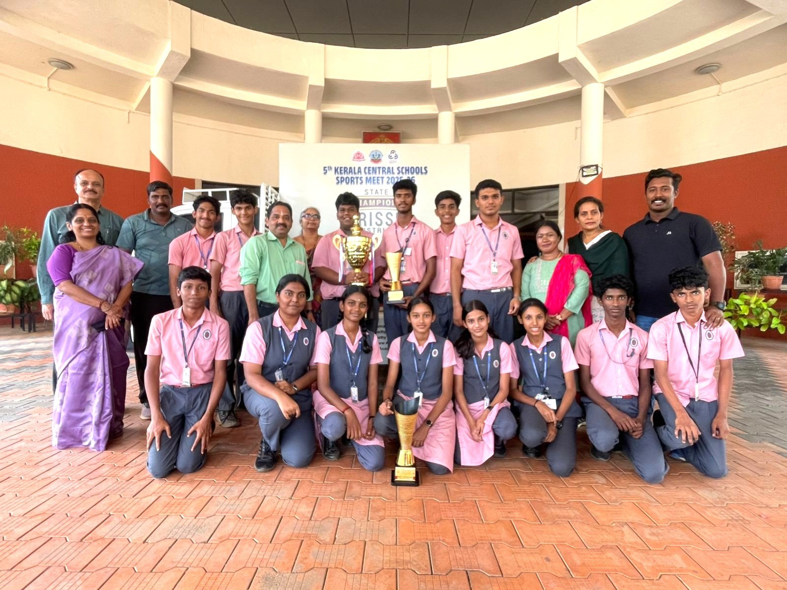 5th Kerala Central School Sports Meet Champions Thrissur District